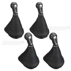 Poignée de levier de vitesses de voiture MT 5/6 vitesses avec soufflet en cuir PU pour Seat Leon 2006 2007 2008 2009 2010 2011 2012 - Product Image 2