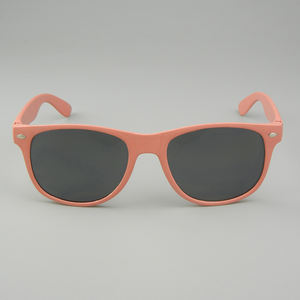 2024 Precio de fábrica Natural Ecológico Hecho de paja de trigo Reciclado Rosa Gafas de sol Venta caliente Gafas de sol con logotipo personalizado - Product Image 6