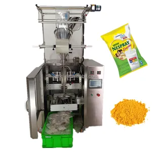 VFFS 500g 1kg Auger Filler Masala Cocoa Coffee Turmeric Rice Dry Tea Powder Pouch Sachet Packing Packing Machine