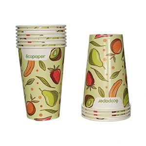 Vaso de Papel Desechable de 16oz para Bebidas Frías, Café, Leche, Té, Jugos de Frutas, Personalizado con Impresión, Venta al Por Mayor para Verano - Product Image 6