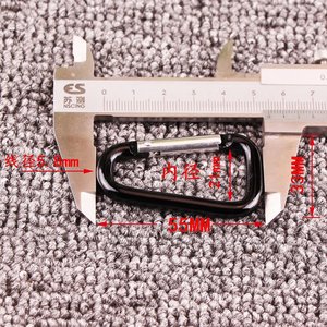 Mosquetón de Aleación de Aluminio Xinyao Tipo D con Capacidad de Carga de 5 kg, Equipo de Escalada con Liberación Rápida para Uso en Exteriores - Product Image 3