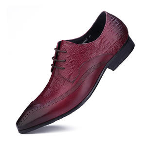 Chaussures habillées en cuir à lacets pour hommes, en cuir véritable, chaussures en cuir pour hommes confortables et neuves. - Product Image 2