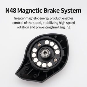 Ruota da Pesca in acqua salata di fabbrica Max 10kgs Drag Baitcasting mulinello magnetico per freno posteriore Surfcasting mulinello Carrete De Pesca - Product Image 5