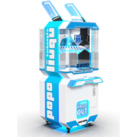 Mesin Game Crane Multi-warna Laris Manis, Konsol Permainan Pusat Perbelanjaan, Mainan Koin, Awet, Kualitas Inggris, Pilihan Terbaik