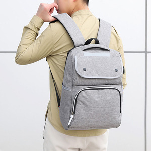 Mochila Moderna Personalizada para Hombre con Carga USB, Mochila Multifuncional de Negocios Oxford, Cierre de Mochila Suave - Product Image 6