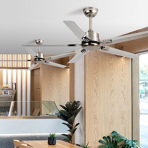 Ceiling Fan Industrial Retro Style 52 Inch Ac Motor Quiet Design For Living Room And Study No Light - Product Image 3