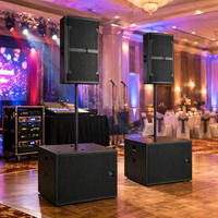 Subwoofer Actif Professionnel de 18 Pouces avec DSP, Haut-Parleur de Basse Haute Puissance pour DJ, Mariages, Événements Scéniques, Événements en Direct et Tournées