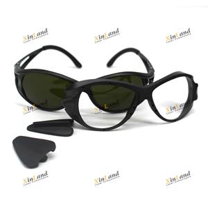 Lunettes de sécurité laser Xinland <span class=keywords><strong>Small</strong></span> Head PC anti-buée 190-2000nm OD4+ OD6+ pour l'épilation IPL, protection des yeux - Product Image 5