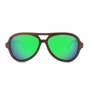 Gafas de Sol de Aviador Cuadradas de Acetato de Lujo 2026, <span class=keywords><strong>Color</strong></span> Carey, con Lentes de Nailon, Lentes Verdes TAC Polarizadas - Product Image 4