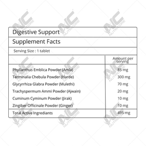 Tabletas de soporte digestivo de etiqueta personalizada de suplemento de salud OEM de alta calidad para una digestión saludable y estable - Product Image 3