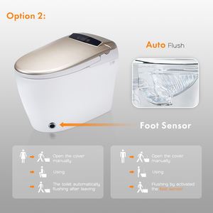 Inodoro inteligente automático <span class=keywords><strong>de</strong></span> cerámica, calefacción instantánea, control remoto, montado en el suelo - Product Image 4
