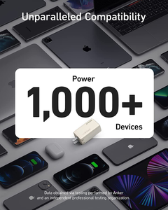 อะแดปเตอร์ Anker 735 USB C Portable GaN Prime 65W 3 พอร์ต ชาร์จเร็ว พับเก็บได้ ขนาดกะทัดรัด รองรับ PowerIQ 4.0 สำหรับ A2668 65W GaN Prime Wall - Product Image 5