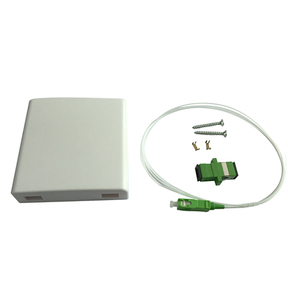 <span class=keywords><strong>2</strong></span> lõi mini trong nhà treo tường FTTH hộp 86 loại gắn tấm với <span class=keywords><strong>2</strong></span> cổng sợi quang thiết bị đầu cuối và quang faceplate - Product Image 3