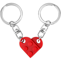 Regalos para Novios, Regalos para Chicas Adolescentes, Regalos Modernos para Parejas, Regalos Combinados, Regalo de Aniversario para Hombres, Llavero con Corazón Rojo