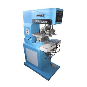 เครื่องพิมพ์แพดสองสีแบบเปิดฝาหมึก สำหรับพิมพ์ป้ายพลาสติก พวงกุญแจ การ์ด  ใหม่และมือสอง  แบบกึ่งอัตโนมัติ พร้อมลูกปืนสำหรับเครื่องพิมพ์แบบแท่ง - Product Image 6