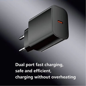 Adaptador de Carga Rápida GaN de 45W con un Solo Puerto Tipo-C y Enchufe Europeo, Certificado CE y RoHS - Product Image 6