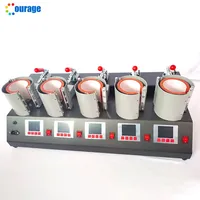 Courage impression personnalisée sublimation tasse impression céramique magique tasse presse à chaud imprimante 5 en 1 une Machine de fabrication