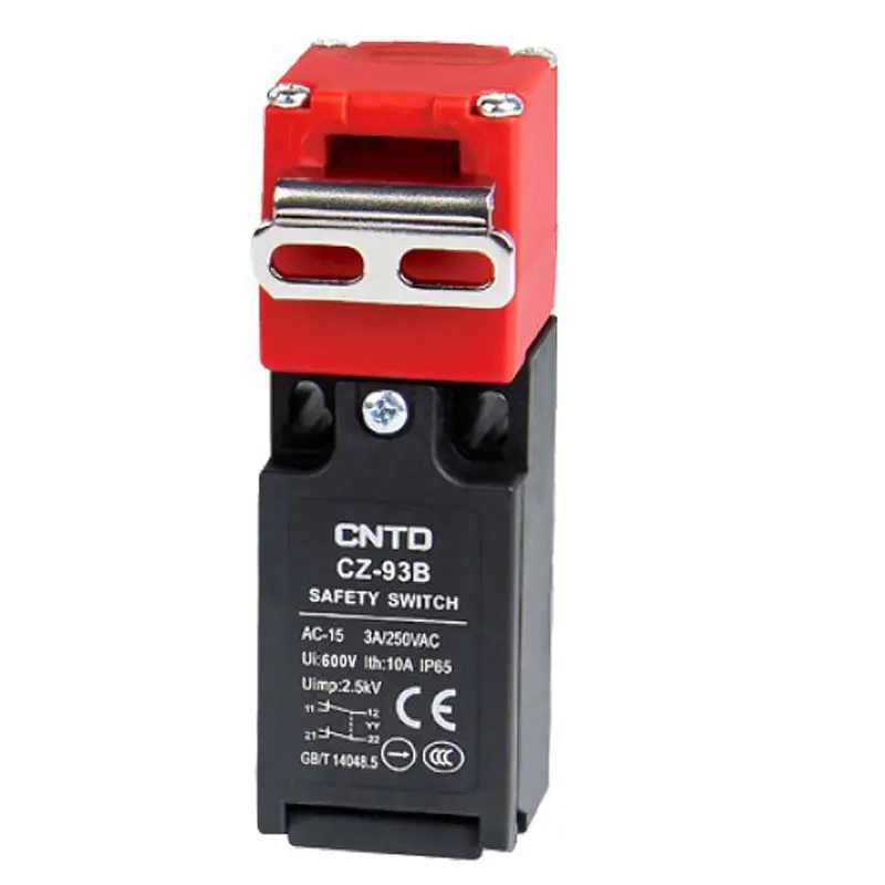 Hot sale CNTD Electric door type safety travel switch CZ-93BPM02 power switch additional lock