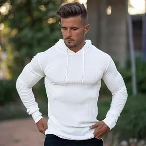 Sweat à capuche respirant pour hommes, unisexe, en coton, bon marché, vêtements de gymnastique, de Fitness, Logo personnalisé, vente en gros