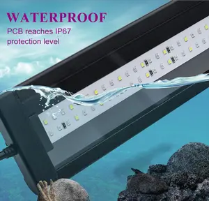 App Control 350 мм/550 мм/750 мм/950 мм/1150 мм WRGB посаженный риф для аквариума светодиодный светильник для аквариума