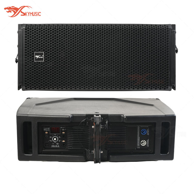 HDL30-A Active Line Array 2x10" 2200W Professional Tour-Grade PA Speaker for Concerts Festivals Churches