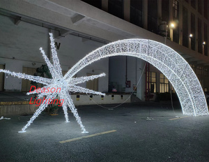 Outdoor Xmas Decorations 3d Large <strong>Arch</strong> Led Star Motif <strong>Lights</strong> <strong>Christmas</strong> Ornament <strong>Lights</strong> - Product Image 2