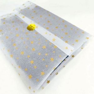 Papel de Seda Artesanal Biodegradable con Logotipo Impreso Personalizado, Recubierto de PE Virgen de Doble Cara, para Envolver Regalos, Ropa y Calzado - Product Image 5