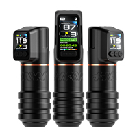 HAWINK Direct Drive draadloze tattoo-machine Oplaadbare tattoo-pen Vervangbare batterijen met dubbele, verschillend gewogen handgrepen