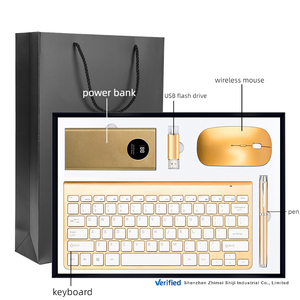 Bán Hot New ý tưởng sản phẩm bàn phím với chuột không dây ngân hàng điện USB ổ đĩa <span class=keywords><strong>flash</strong></span> kinh doanh Bộ quà tặng - Product Image 1