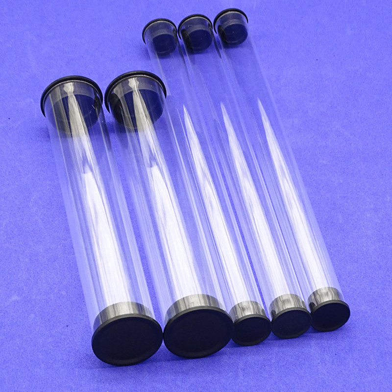 Transparent PVC plastic drawing storage tube with seal