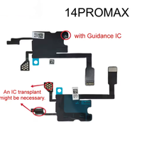 Capteur de proximité et de luminosité pour écouteur sans haut-parleur pour iPhone 13 14 14 Pro 14 Pro Max 15 16 16 Pro Max, Flex de capteur avec ruban