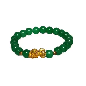 Wholesale hot selling green quartz crystal bracelet bring healting and luck