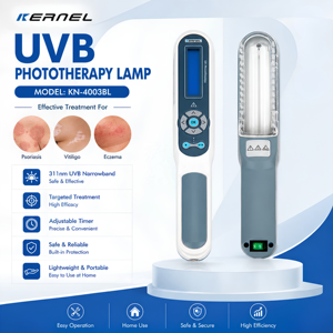 Lámpara UVB Portátil KN-4003BL de 311 nm con Temporizador para Vitiligo, Psoriasis y <span class=keywords><strong>Dermatitis</strong></span> Atópica - Product Image 4