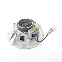 Altavoz de techo de aluminio blanco profesional 704C Altavoz de techo impermeable de 4 pulgadas 10W para el aula