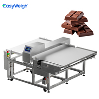 Detektor Logam Makanan Konveyor Lebar Ultra Easyweigh FMD-70 Bahan Stainless Steel Berperingkat IP54 untuk Roti Susun Berjumlah Banyak