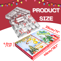 Vente en gros : Boîtes mystères de compte à rebours de Noël, Calendrier de l'Avent de 24 jours en forme de livre, Boîte surprise à ouverture rapide, Boîte de célébration pour la Journée des enfants