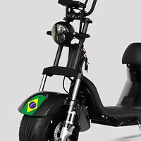 Nouvelle trottinette électrique Citycoco à gros pneus 60V 1000W 1200W, scooter cruiser à grandes roues, cyclomoteur chopper, vélo électrique pour adultes