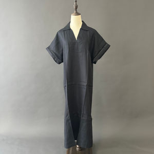 Abito <span class=keywords><strong>nero</strong></span> <span class=keywords><strong>lino</strong></span> 100% - Product Image 1