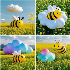 Exhibición de <span class=keywords><strong>abeja</strong></span> inflable <span class=keywords><strong>gigante</strong></span> personalizada/Miel de animales inflable/<span class=keywords><strong>abeja</strong></span> de soporte inflable para publicidad decoración promocional - Product Image 2