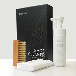 Natuurlijke Sneaker Cleaner Set Ingrediënten Formule Schoen Cleaning Foam Care Kit