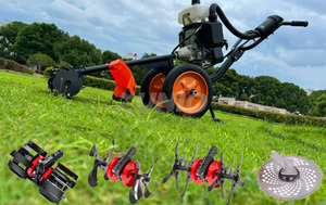 Débroussailleuse à essence UNIO 4 temps 52cc/42.7cc en aluminium, coupe-herbe multifonctionnel, désherbant, poids 15kg, garantie 1 an - Product Image 6