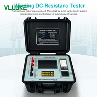 VLUUKE VK8025 Medidor de Resistencia de Bobinado de CC de Alta Precisión, Microohmímetro con Resolución de 0.1, Precisión del 0.2%, 0.5% IP67