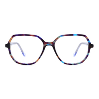 Nouvelles montures de lunettes optiques élégantes en acétate 2024, fines, multicolores, pour hommes et femmes unisexes