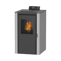 Mini03S 6KW Poêle à granulés de bois intérieur Cheminée Nouveau Design Simple Style européen Moderne et respectueux de l'environnement avec WIFI
