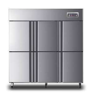 RUITAI Hot Sale Commercial Double-Temperature 6 Door Refrigerator Freezer Cooler for Restaurant Kitchens - Product Image 2