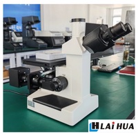 Metallographic Trinocular Microscope with Metallurgical Image Analysis Software for Metal Identification