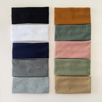 Bandeaux larges en tricot, couleur unie, haute élasticité, bandeaux extensibles pour le sport, le yoga, accessoire de cheveux tendance pour femmes