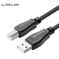 Cable de Transferencia de Datos para Impresora con Puerto Cuadrado USB 2.0