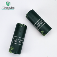 Emballage en tube de papier recyclé personnalisé pour parfums et cosmétiques avec gaufrage et laminage mat