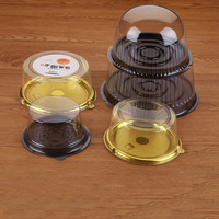 Boîte d'emballage de cuisson pour dessert Récipient en plastique dôme transparent de taille personnalisée